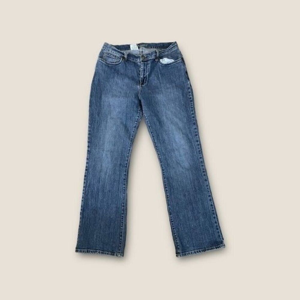 Vintage Y2K Lena Jeans Bootcut Jeans Medium Wash Indigo 12